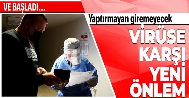 Yurt dışından Türkiye’ye gelenlere PCR testi ibrazı zorunluluğu uygulaması başladı!