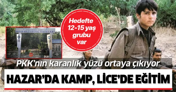 PKK’nın karanlık yüzü ortaya çıkmaya devam ediyor! Hedefte 12-15  yaş grubu var! Hazar’da kamp, Lice’de silah eğitimi!
