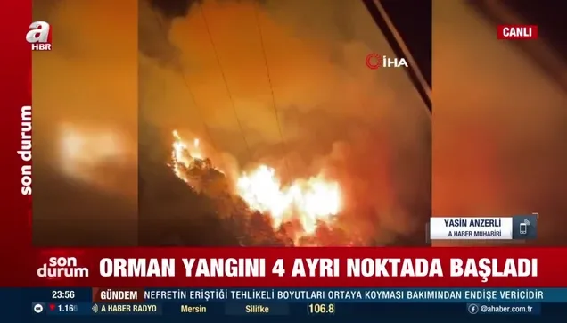 Alanya'da orman yangını kontrol altına alındı