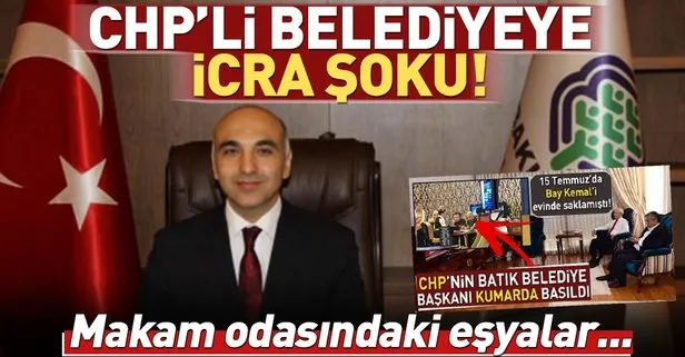 Bakırköy Belediyesi’ne icra şoku! Bülent Kerimoğlu’nun makam odasındaki eşyalar kayıt altında...