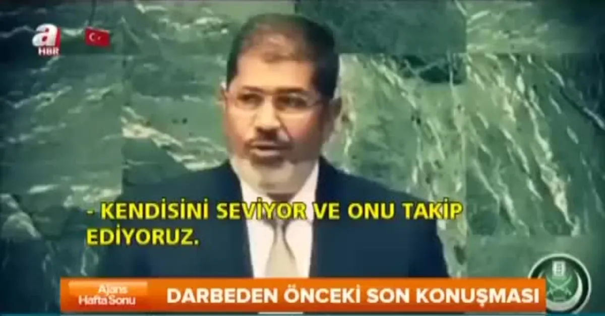 Muhammed Mursi’nin darbeden önce son konuşması! Dünyaya haykırmıştı
