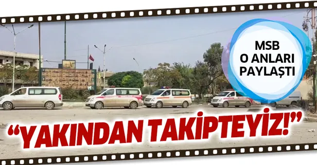 MSB açıkladı: Teröristlerin çıkması yakından takip ediliyor