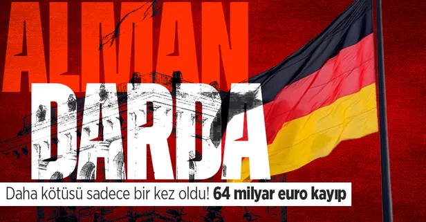 Alman ekonomisi zorda! Böylesi daha önce 2. Petrol Krizi'nde oldu: 64 milyar euroluk darbe