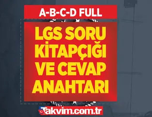MEB LGS soruları ve cevapları PDF indir! meb.gov.tr: LGS SÖZEL soru kitapçığı FULL! LGS 2022 cevap anahtarı A-B-C-D kitapçığı! Türkçe, İngilizce..