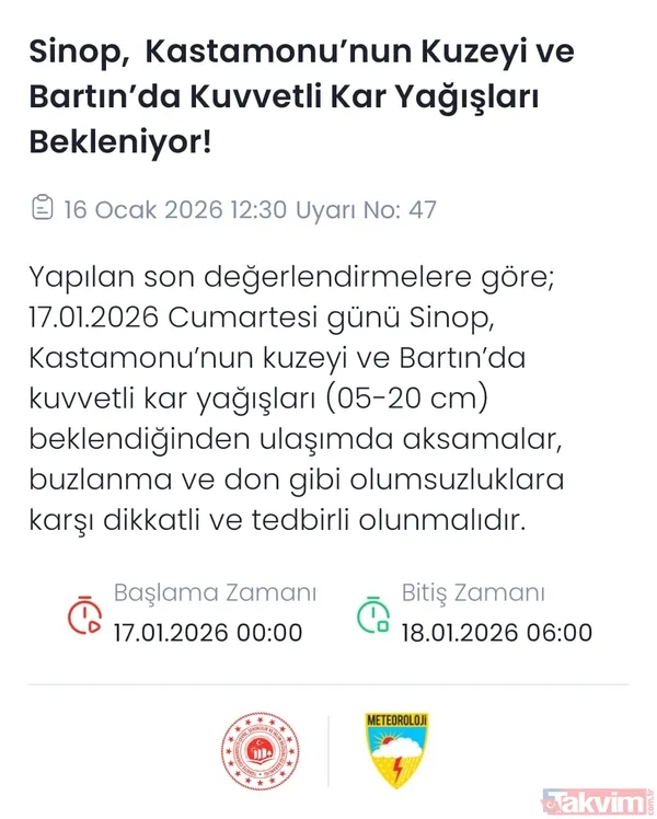 Kar yeniden İstanbul’da! Hafta sonu için Bakanlık'tan soğuk hava ve buzlanma uyarısı - 5
