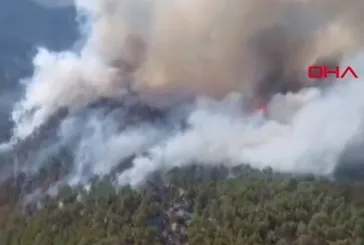 Antalya Akseki'de orman yangını