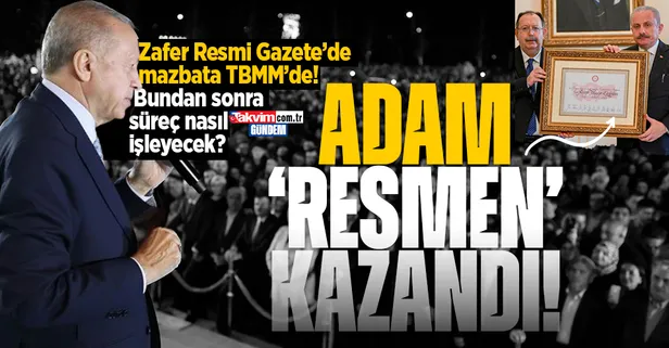 YSK Başkan Erdoğan'ın zaferini resmen ilan etti! Resmi Gazete'de yayımlandı!