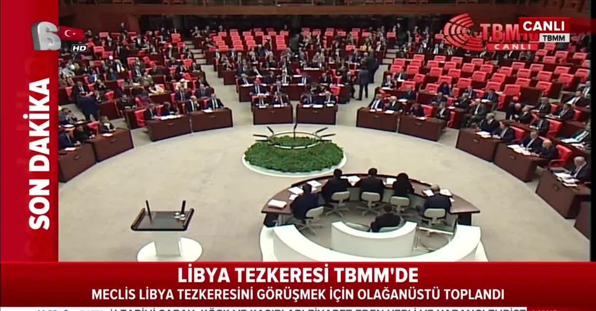 TBMM'de Libya tezkeresi mesaisi başladı!