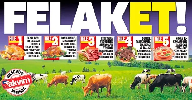 Bayat Tavuga Camasir Suyu Iste Gida Teroristlerinin Akilalmaz Hileleri Takvim