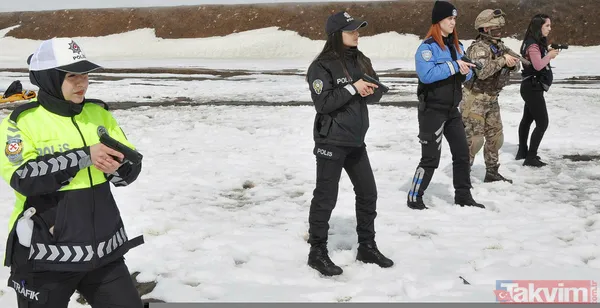 Kars'taki kadın PÖH'ler ve polisler görevlerinin başında! Teröristlerin korkulu rüyası - 6