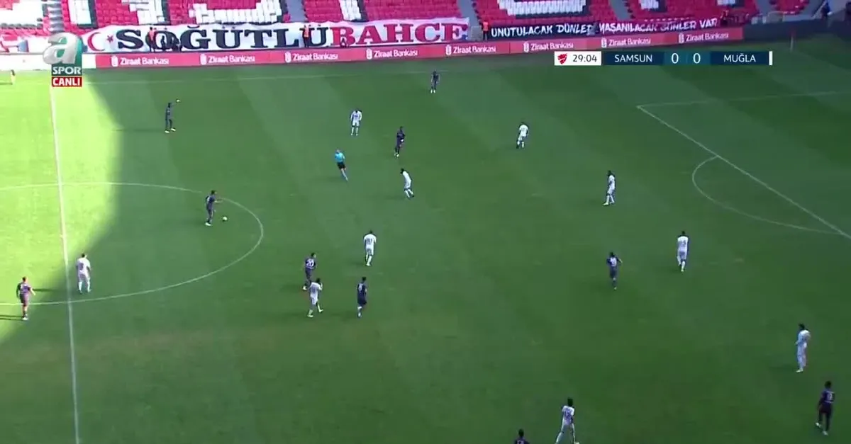 Ziraat Türkiye Kupası maç sonucu: Samsunspor 1-3 Muğlaspor | GOL | Samsunspor 1-0 Muğlaspor