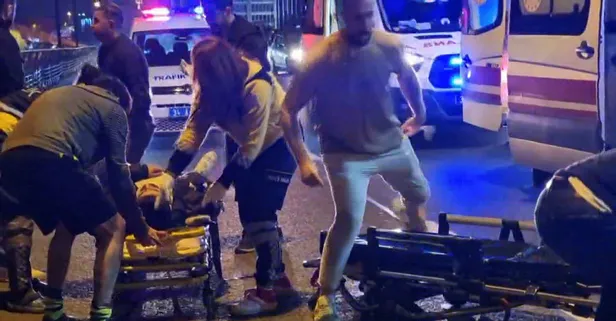 Şişli D-100 Karayolu'nda motosiklet kazası: 2 yaralı