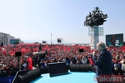 CHP’nin kalesi yıkıldı! AK Parti’nin İzmir mitinginde 100 bin kişi! Başkan Erdoğan’a coşkulu sevgi gösterisi
