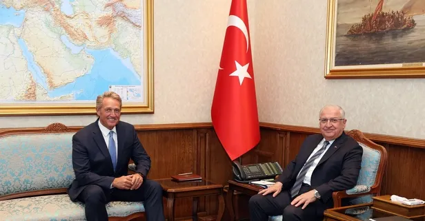 Milli Savunma Bakanı Yaşar Güler ABD'nin Ankara Büyükelçisi Jeff Flake ile bir araya geldi