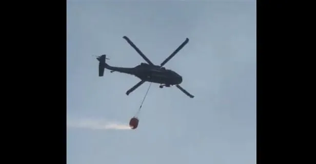 Su sepeti takılan Sikorsky helikopter, yangın söndürme filosuna eklendi: Jandarmanın yeni başarısı, tarihimizde bir ilk