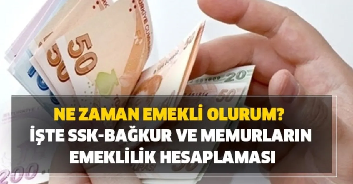 ne zaman emekli olurum yas prim iste