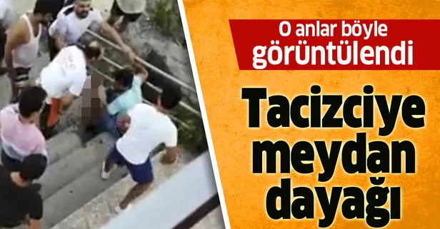 2 kız kardeşe tacizde bulunan şüpheliye meydan dayağı