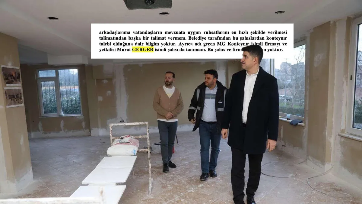 Ataşehir Belediyesi'nde Yolsuzluk Soruşturması: Onursal Adıgüzel'in 'Tanımıyorum' Dediği İsimle İlişkisi Ortaya Çıktı