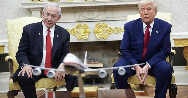Trump'tan Netanyahu paylaşımı! "Az önce görüştüm" dedi İran'ı işaret etti