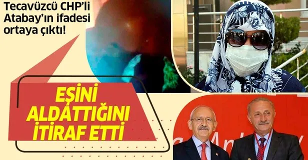 CHP’li Didim Belediye Başkanı Ahmet Deniz Atabay tecavüzden aklanmak için eşini aldattığını itiraf etti