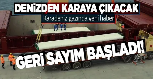 Karadeniz gazı karaya çıkıyor