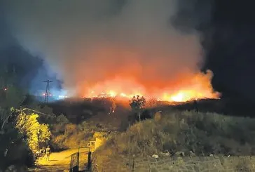 Sarıyer’de korkutan yangın