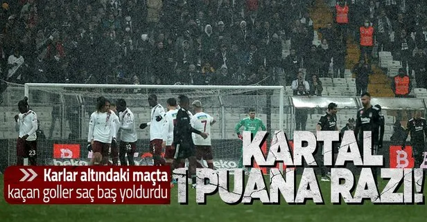 Beşiktaş evinde konuk ettiği Hatayspor ile 1-1 berabere kaldı | MAÇ SONUCU