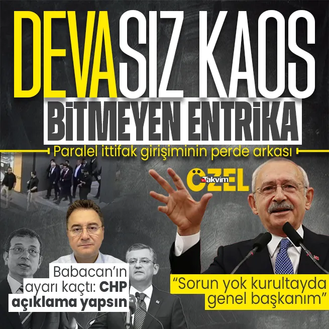 Kılıçdaroğlundan DEVAlılara Kurultayda genel başkanlığı alırım teminatı! İmamoğlu, Özgür Özel ve Babacanın ayarını kaçıracak sözler