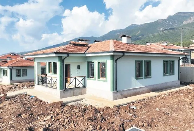 30 bin köy evi teslim ediliyor