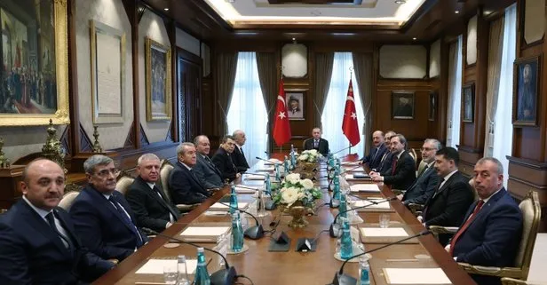 Başkan Erdoğan’dan Külliye’de önemli kabul
