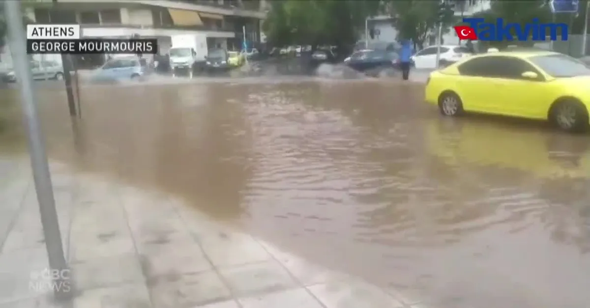 Yunanistan'da sel felaketi