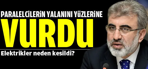 Bakan Yıldız elektiriklerin neden kesildiğini açıkladı