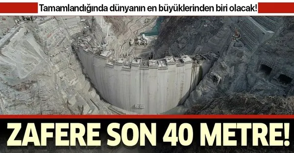 Yusufeli Baraji Nin Tamamlanmasina Son 40 Metre Dunyanin En Buyuk Ucuncu Baraji Olacak Takvim