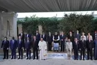 Başkan Recep Tayyip Erdoğan, G7 zirvesinde aile fotoğrafı çekimine katıldı! Papa Francis ile ayaküstü dikkat çeken sohbet
