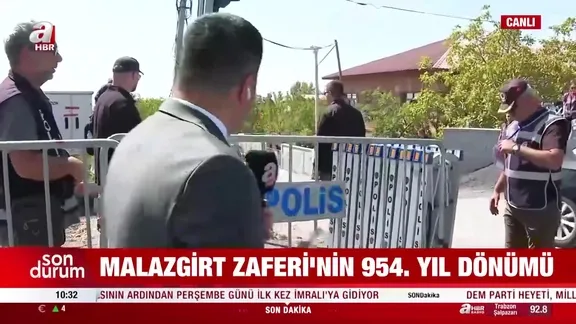 Başkan Erdoğan Ahlat’tan Malazgirt’e geçiyor