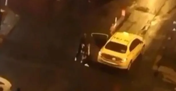 Kağıthane’de dehşet! Yerlerde sürükledi