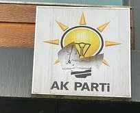 HDP’lilerden AK Parti binasına alçak saldırı