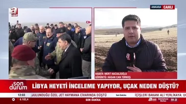 Libya heyeti enkaz alanında inceleme yaptı