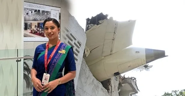 Hindistan'da düşen uçağın hostesinin son paylaşımı ortaya çıktı! Ölümlü kazadan saatler önce paylaşmış...