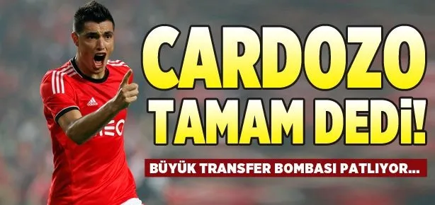 Cardozo Trabzon için Hazırım dedi