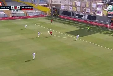 Gol: İstanbulspor 1-0 Kasımpaşa