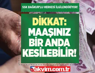 SSK, SGK, Bağkur'luların maaşı salisesinde kesiliyor: E Devlet üzerinden şimdi kontrol edin! Eğer bu harfler varsa...
