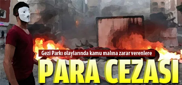 Gezi eylemcilerine para cezası!