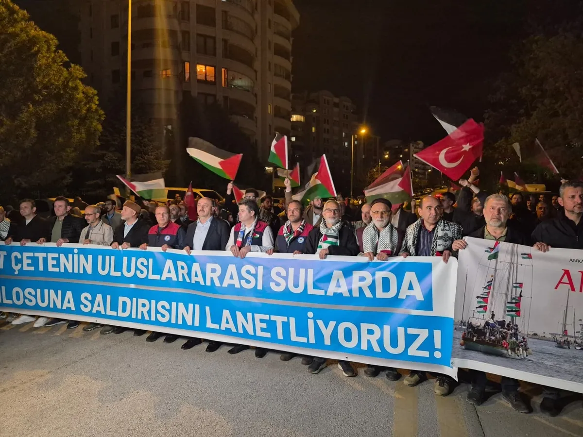 ANKARA'DA PROTESTO-1