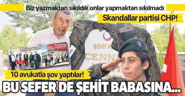 CHP'den 15 Temmuz şehidinin babasına dava!