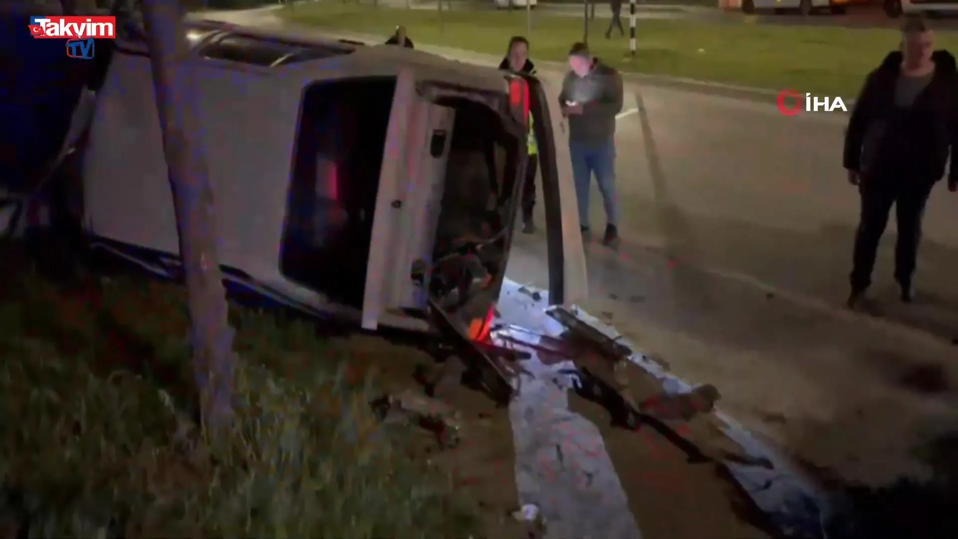 Çerkezköy’de otomobil kazası: 2 yaralı