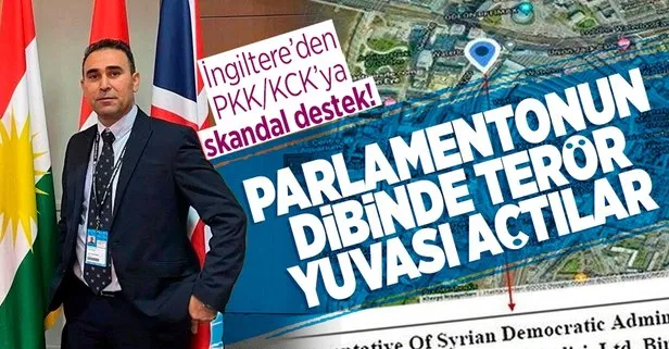 İngiltere’den terör örgütü PKK’ya skandal destek: Parlamentonun dibinde temsilcilik açtılar!