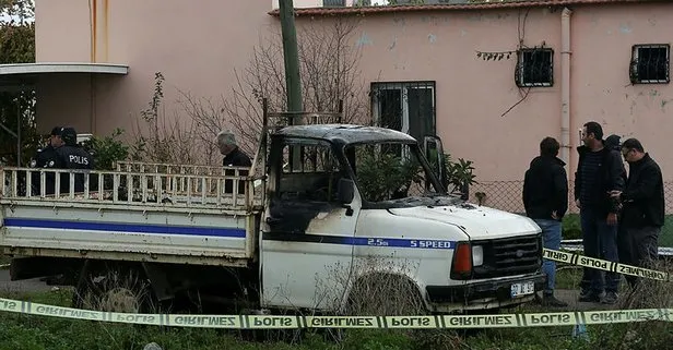 Antalya’da yanan araçta erkek cesedi bulundu