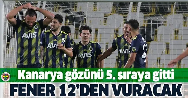 Fenerbahçe ligde gözünü 5. sıraya dikti