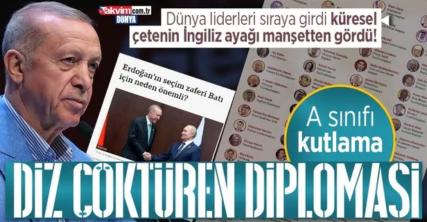Başkan Erdoğan’ın seçim zaferi için sıraya girdiler! İngiliz BBC’den dikkat çeken analiz: A sınıfı dünya liderleri potporisi!
